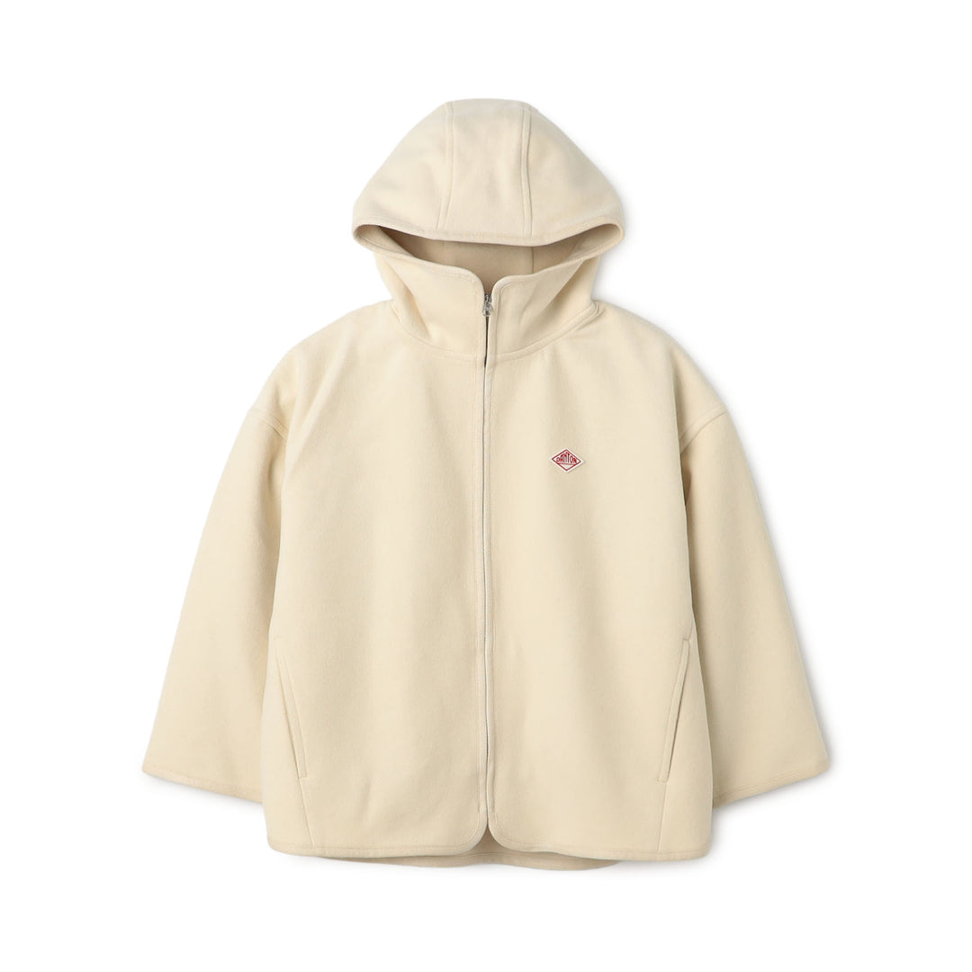 Women's Wool Melton Hooded Jacket