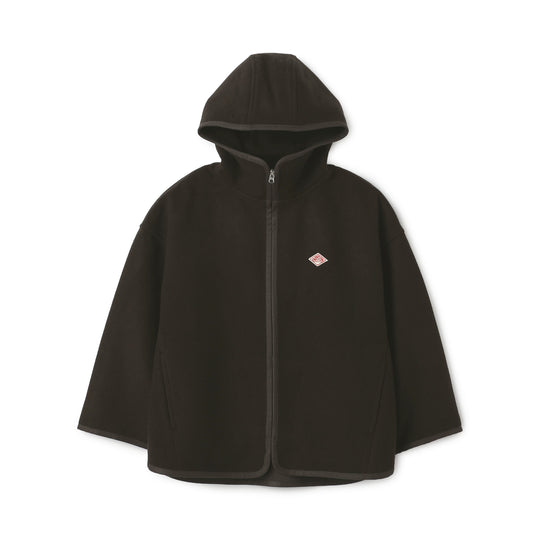 Women's Wool Melton Hooded Jacket