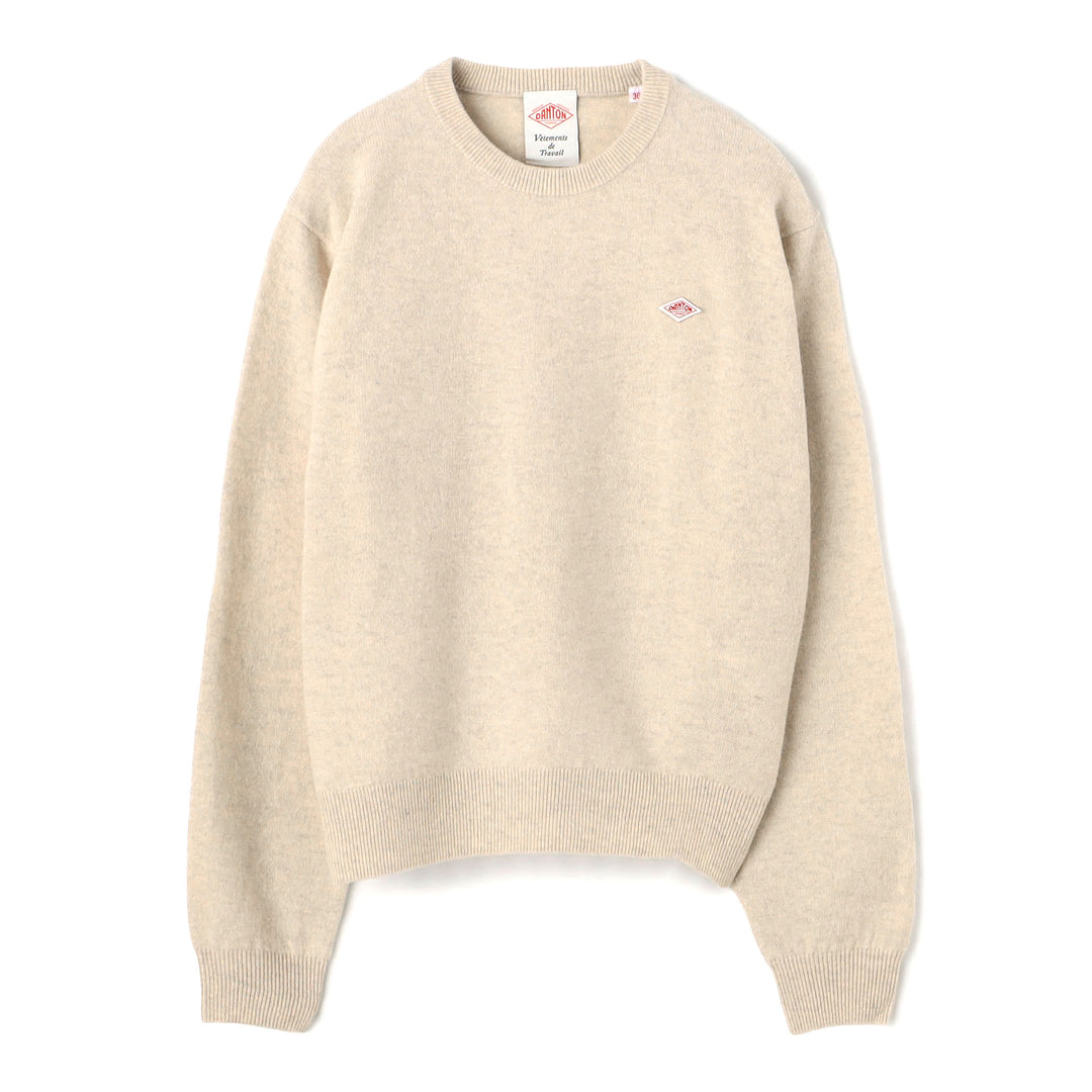 Women's Lambswool Crew Neck Knit Pullover