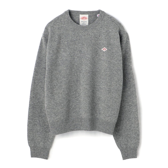 Women's Lambswool Crew Neck Knit Pullover
