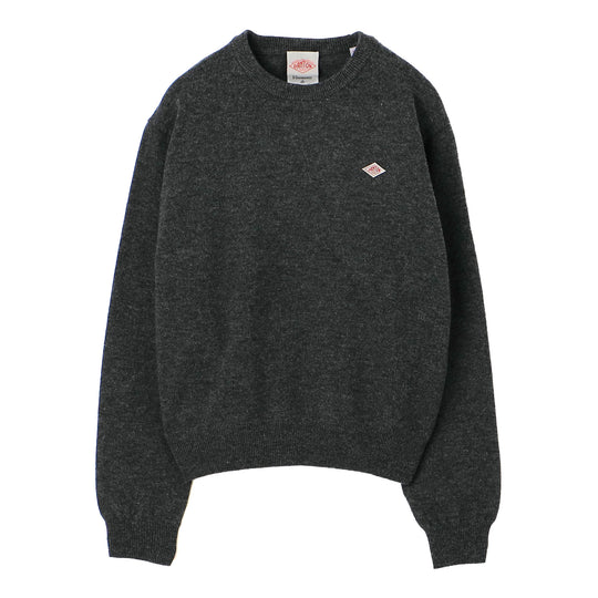 Women's Lambswool Crew Neck Knit Pullover