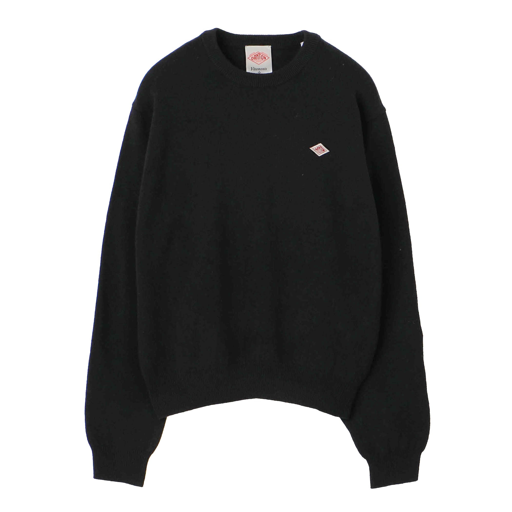 Women's Lambswool Crew Neck Knit Pullover – DANTON