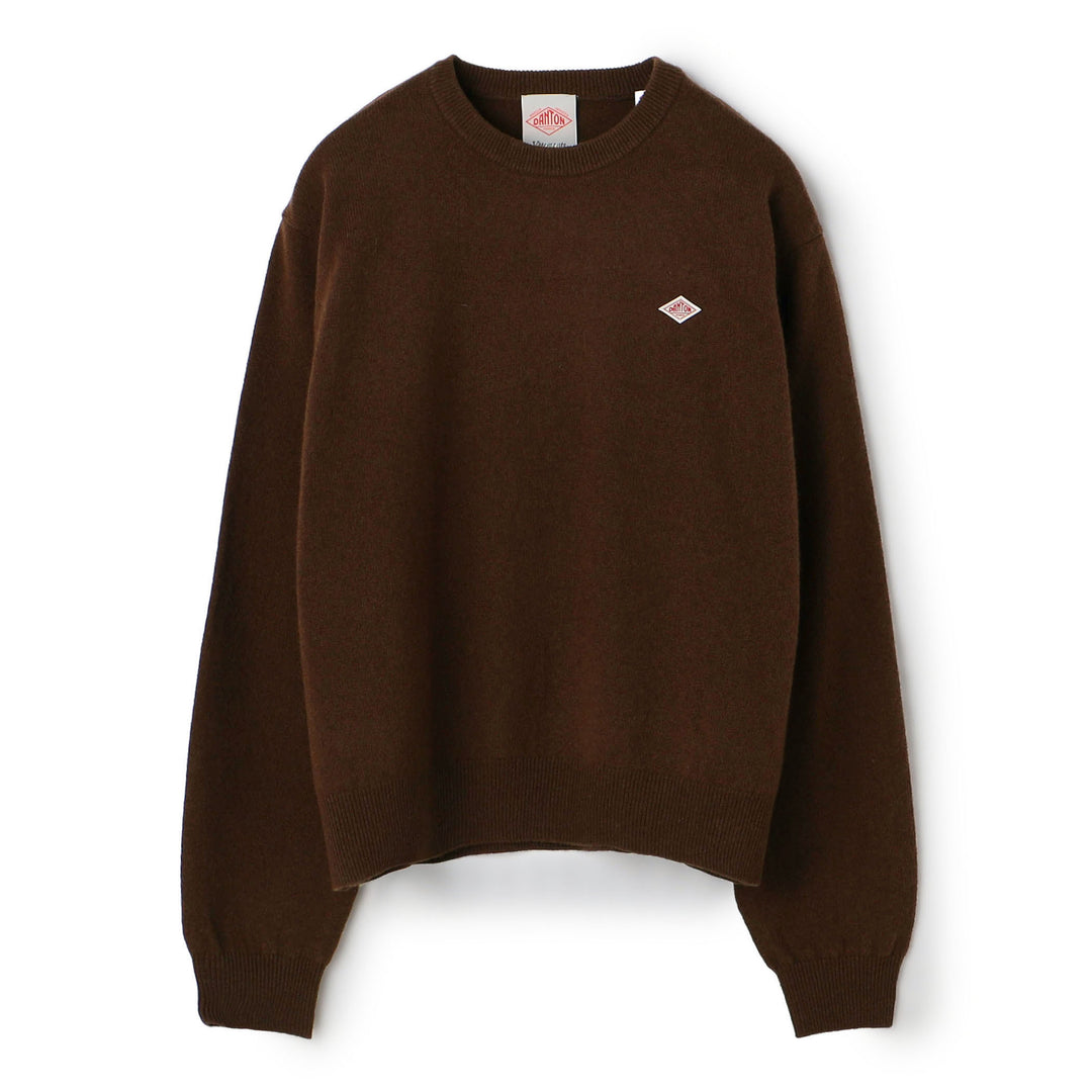 Women's Lambswool Crew Neck Knit Pullover
