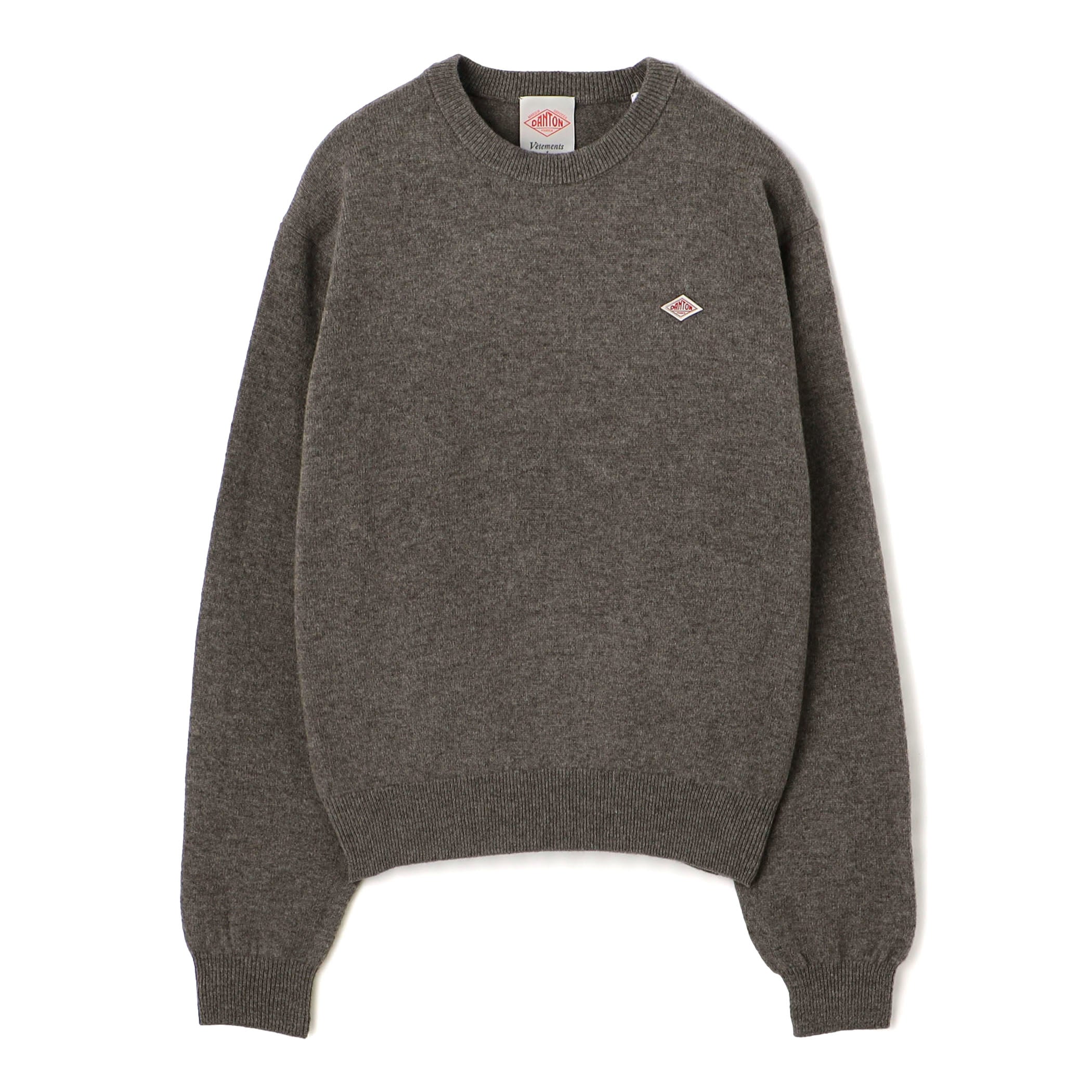 Women's Lambswool Crew Neck Knit Pullover – DANTON