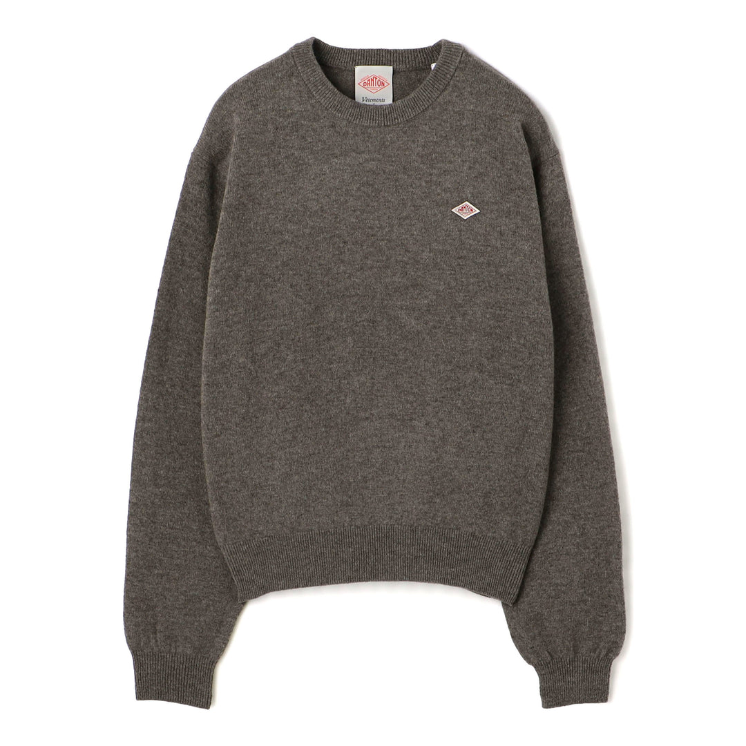 Women's Lambswool Crew Neck Knit Pullover