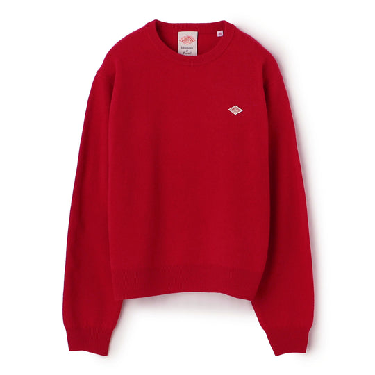 Women's Lambswool Crew Neck Knit Pullover