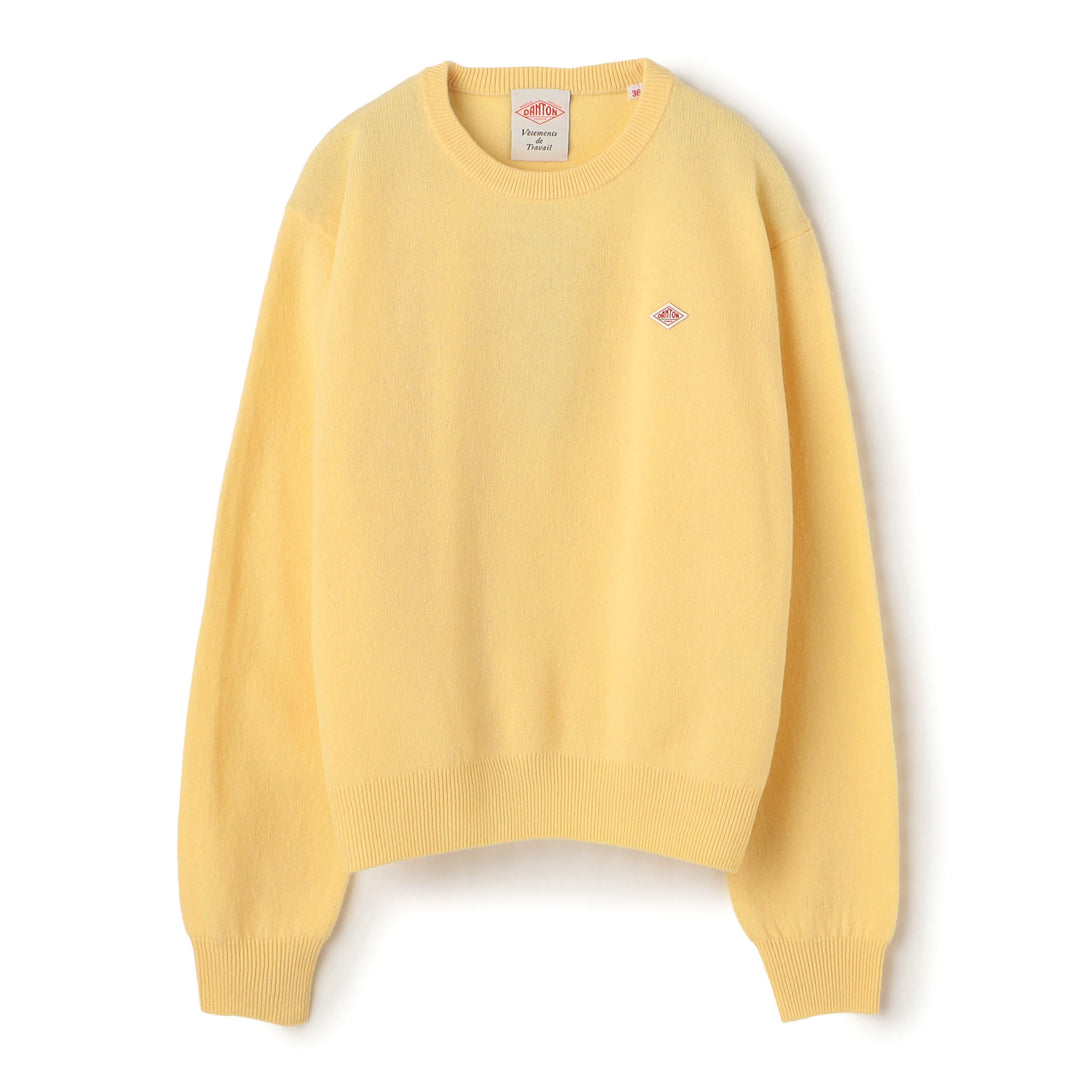 Women's Lambswool Crew Neck Knit Pullover