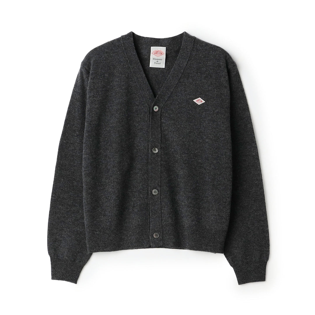 Women's Lambswool V-Neck Knit Cardigan