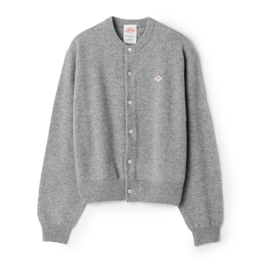 Women's Lambswool Crew Neck Knit Cardigan