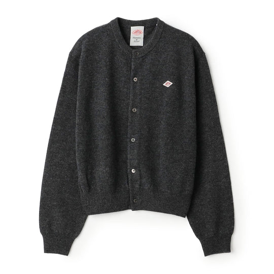 Women's Lambswool Crew Neck Knit Cardigan
