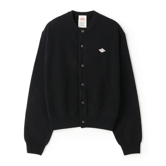 Women's Lambswool Crew Neck Knit Cardigan