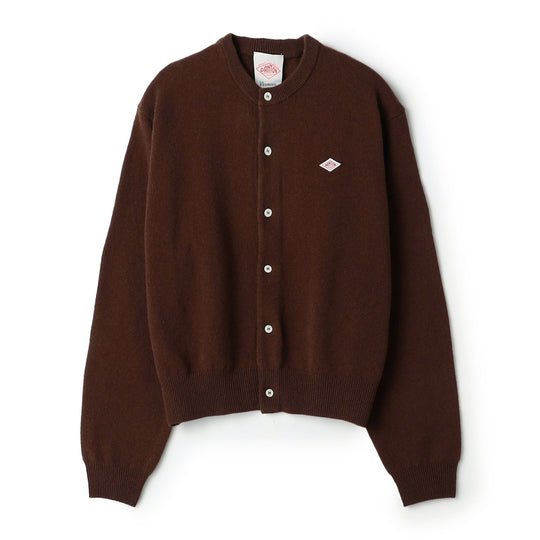 Women's Lambswool Crew Neck Knit Cardigan