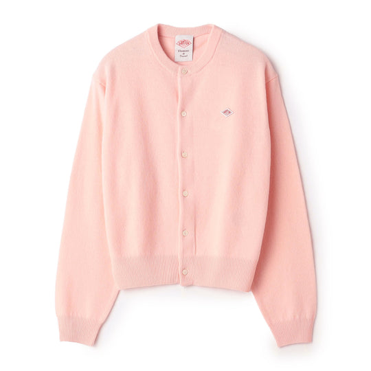 Women's Lambswool Crew Neck Knit Cardigan