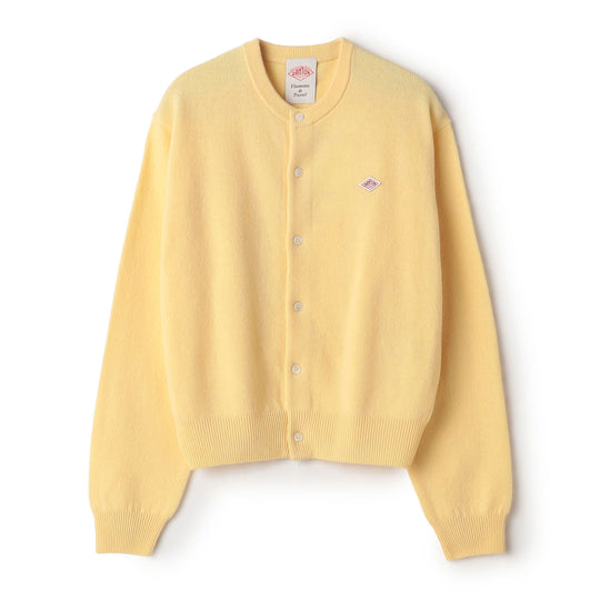 Women's Lambswool Crew Neck Knit Cardigan