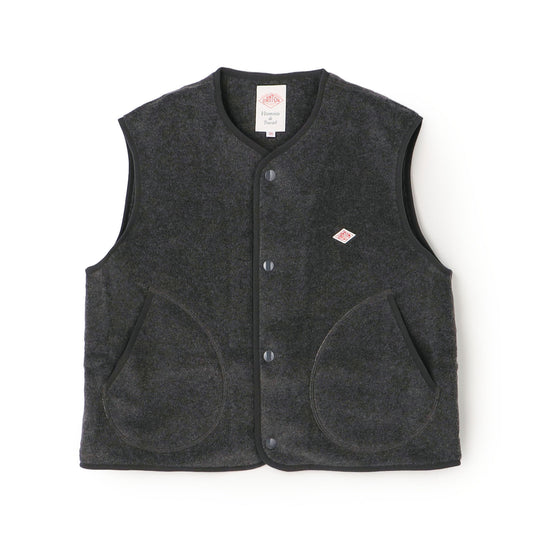 Women's Fleece Collarless Vest