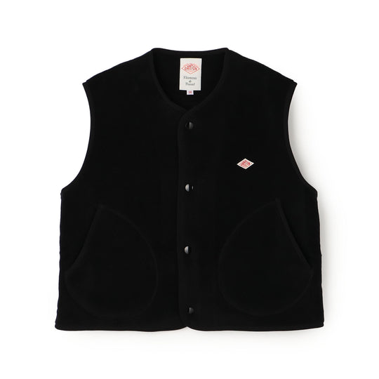 Women's Fleece Collarless Vest