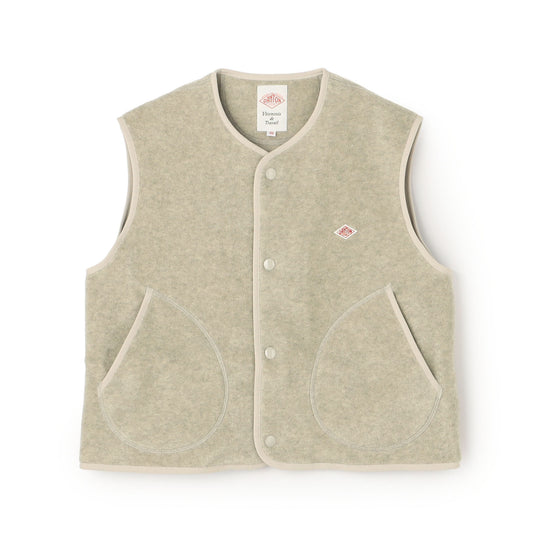 Women's Fleece Collarless Vest