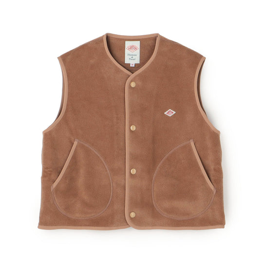 Women's Fleece Collarless Vest