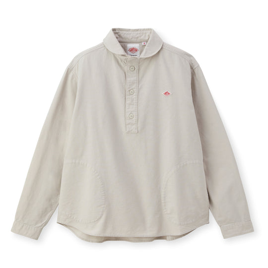 Women's Oxford Round Collar Pullover Shirt