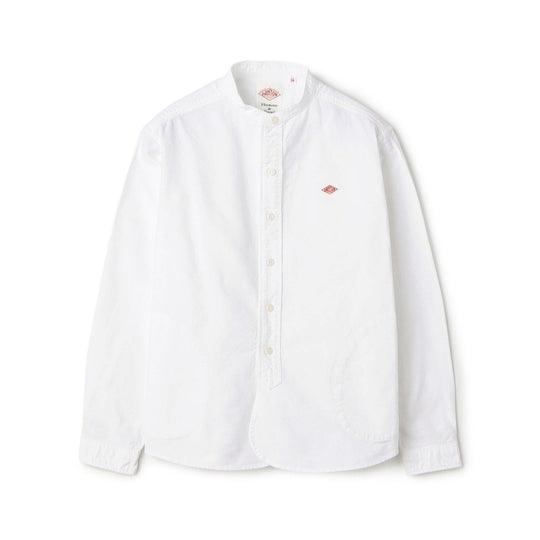 Women's Oxford Band Collar Shirt