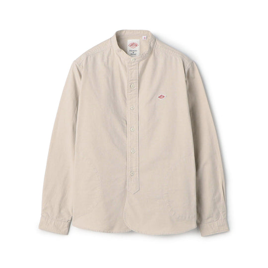 Women's Oxford Band Collar Shirt