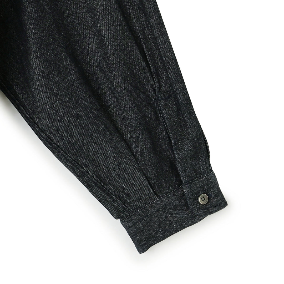 Women's Denim Dungaree Classic Collar Dress