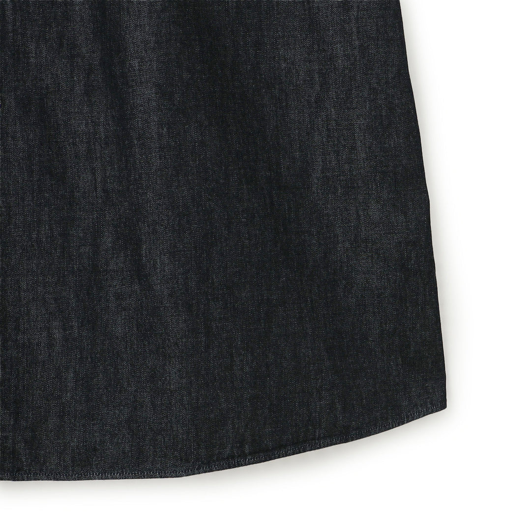 Women's Denim Dungaree Classic Collar Dress