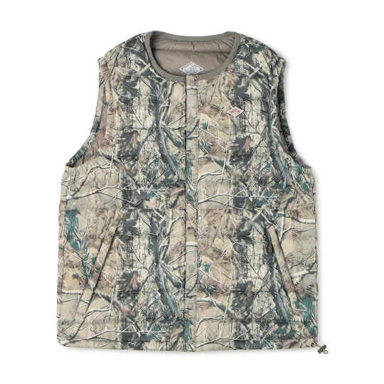 Men's Crewneck Inner Down Vest - Tree Camo Print