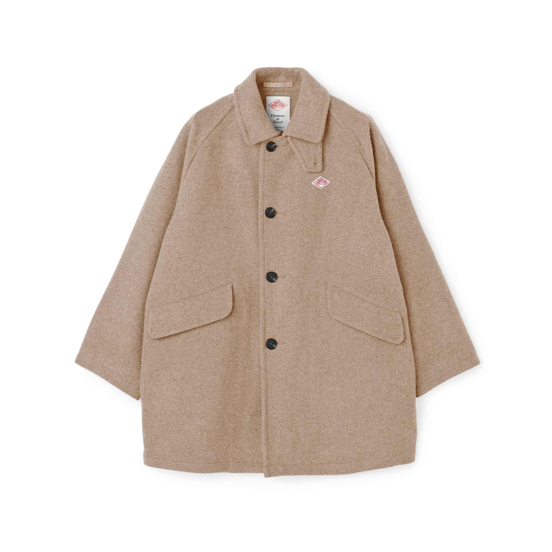 Men's Wool Melton Half Coat – DANTON