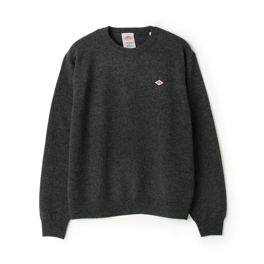 Men's Lambswool Crew Neck Knit Pullover