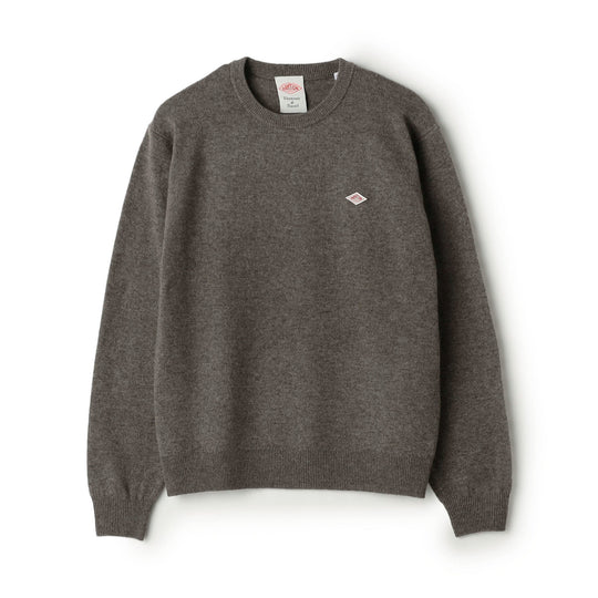 Men's Lambswool Crew Neck Knit Pullover