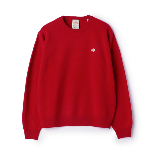 Men's Lambswool Crew Neck Knit Pullover