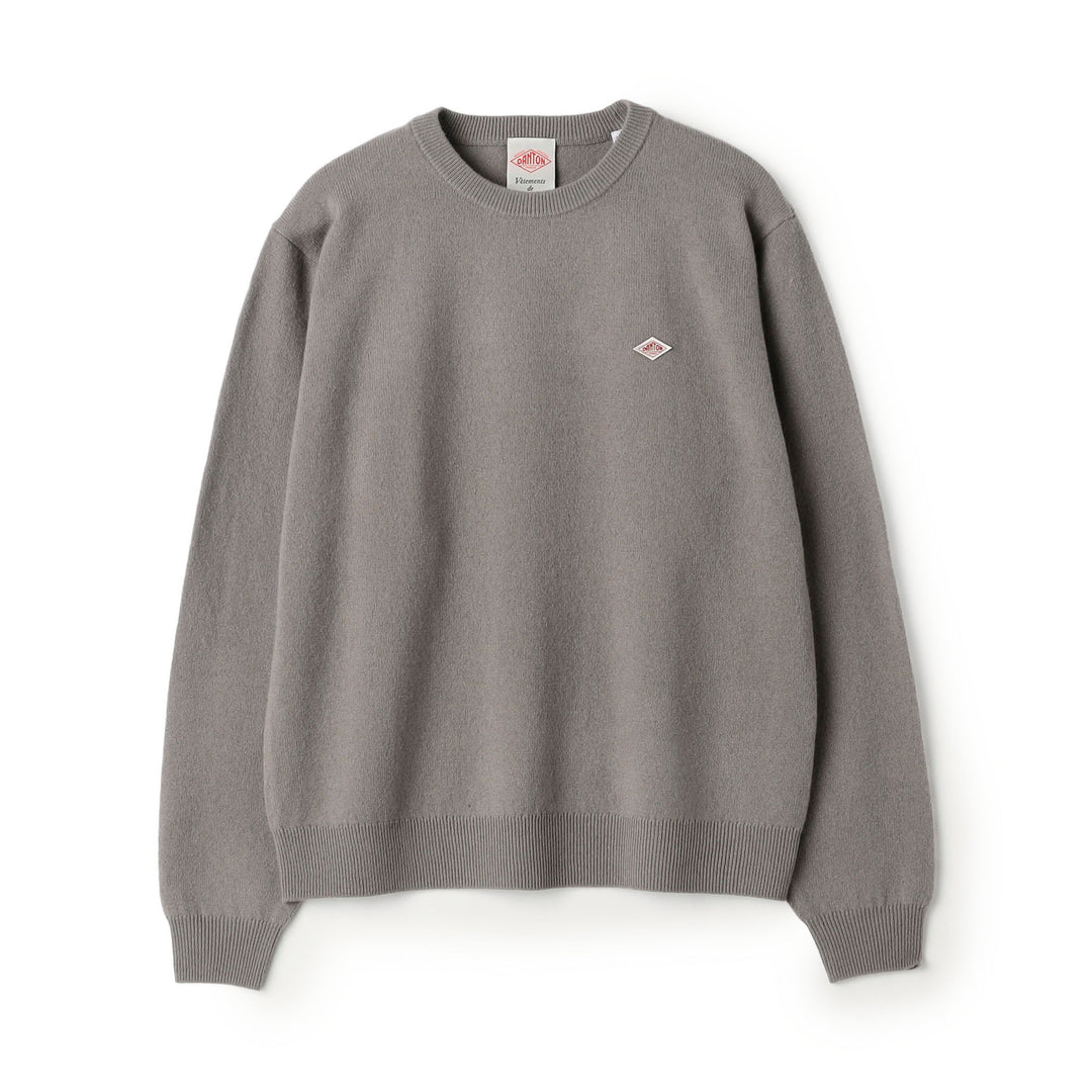 Men's Lambswool Crew Neck Knit Pullover