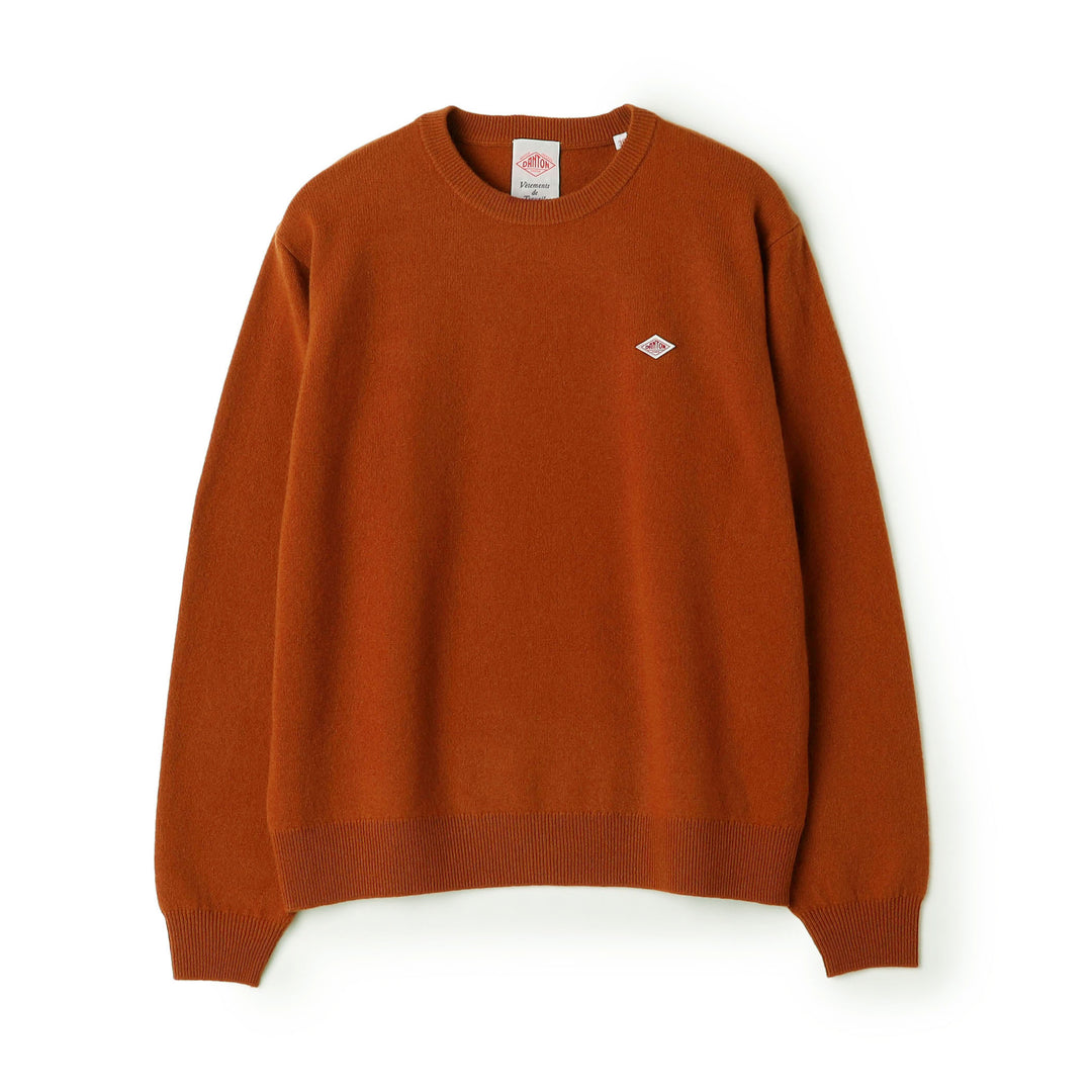 Men's Lambswool Crew Neck Knit Pullover