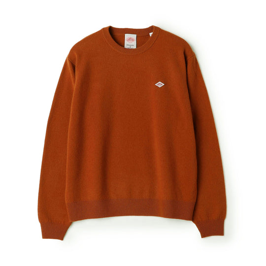 Men's Lambswool Crew Neck Knit Pullover