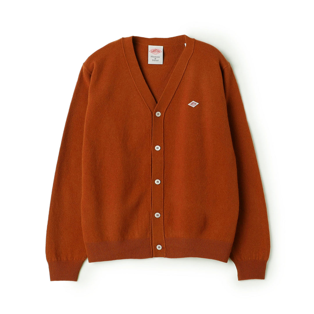 Men's Lambswool V-Neck Knit Cardigan