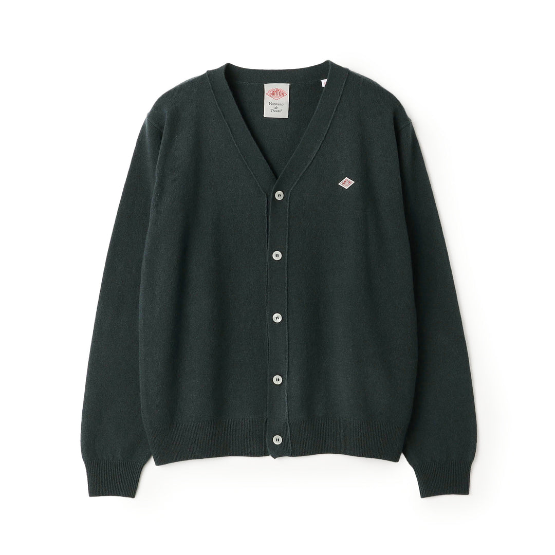 Men's Lambswool V-Neck Knit Cardigan