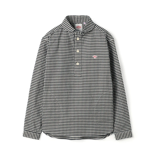 Men's Oxford Round Collar Pullover Shirt Pattern