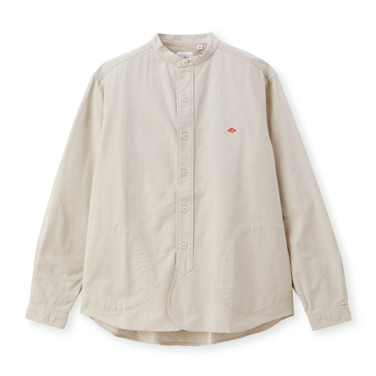 Men's Oxford Band Collar Shirt