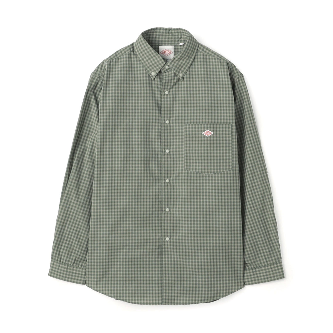Men's Cotton Twill Button-Down Shirt