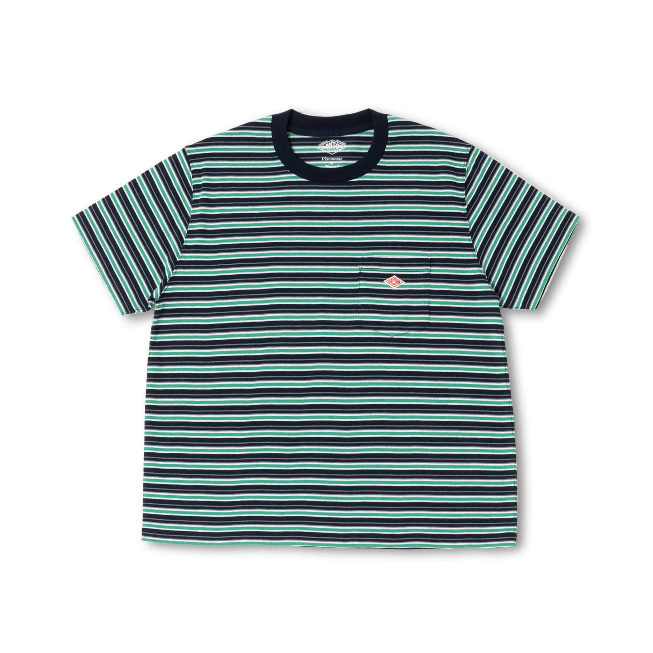 Men's Short Sleeve Pocket T-Shirt Stripe – DANTON