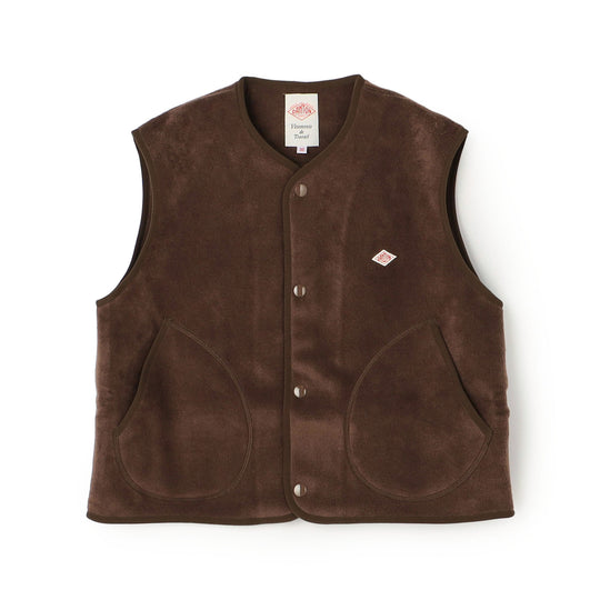 Women's Fleece Collarless Vest
