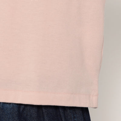 WOMEN'S SHORT SLEEVE SEMI CROP T-SHIRT PLAIN