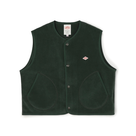 WOMEN'S FLEECE COLLARLESS VEST