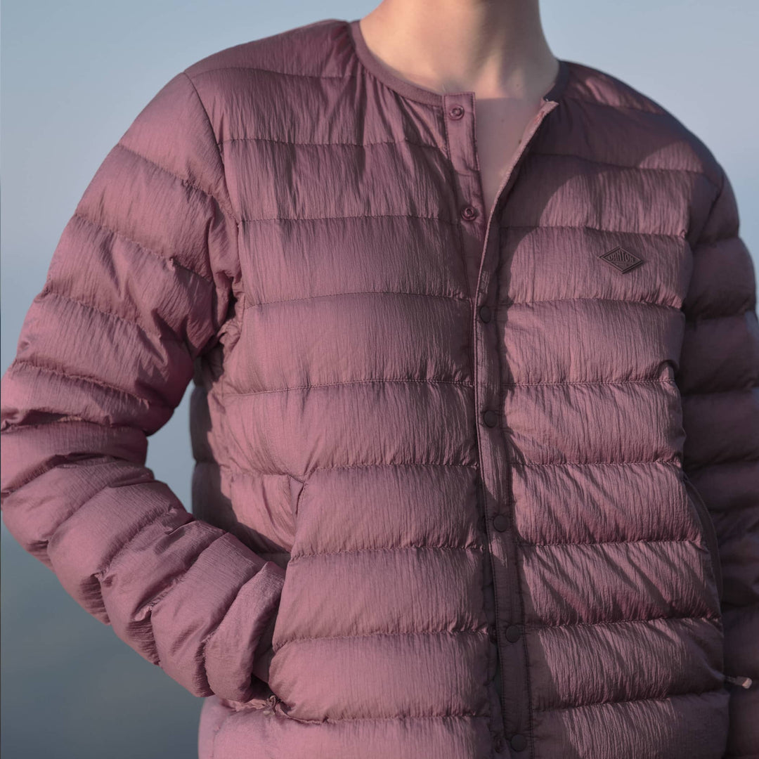 WOMEN'S NYLON TAFFETA WHITE GOOSE INNER DOWN JACKET