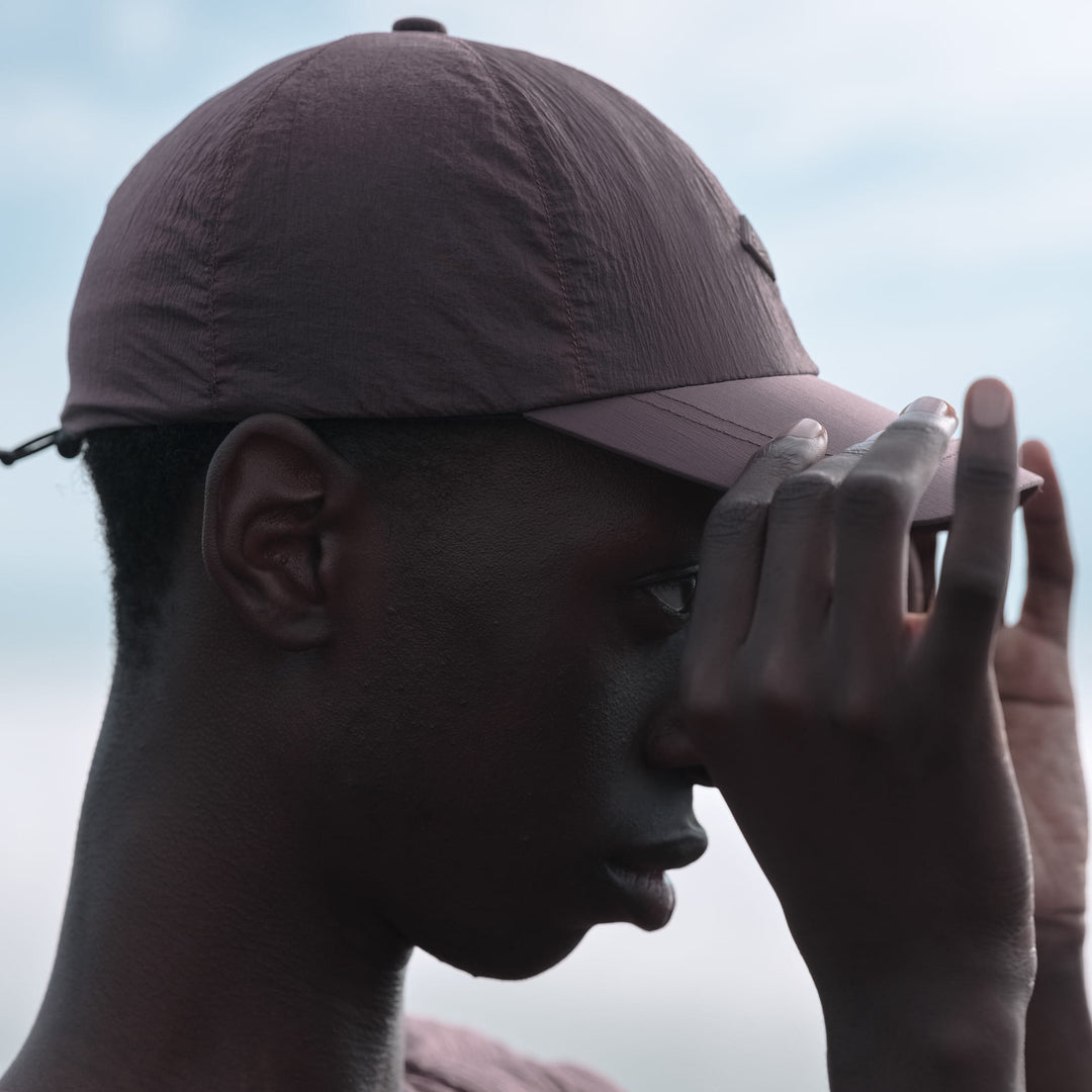 NYLON TAFFETA 6PANEL CAP