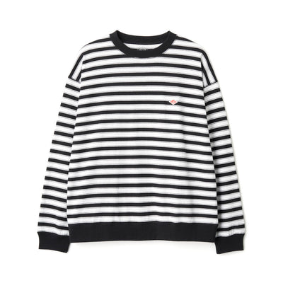DANTON MEN'S STRIPE LONG SLEEVE T-SHIRT RIB