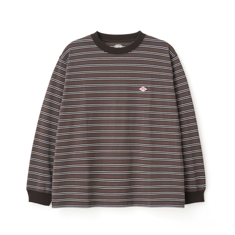 DANTON MEN'S STRIPE LONG SLEEVE T-SHIRT