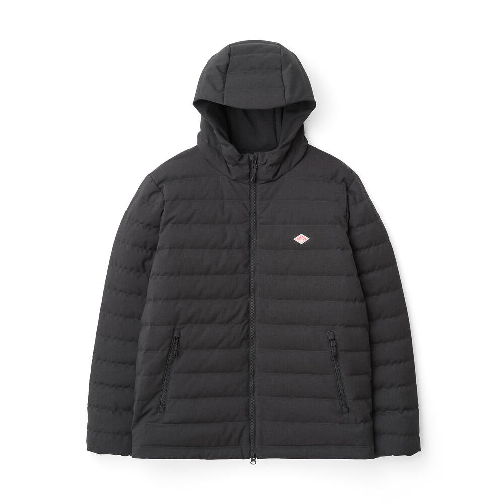 DANTON MEN'S WOOL LIKE POLYESTER MIDDLE DOWN HOODED JACKET
