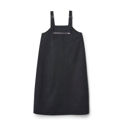 DANTON WOMEN'S COTTON TWILL OVERALLS SKIRT